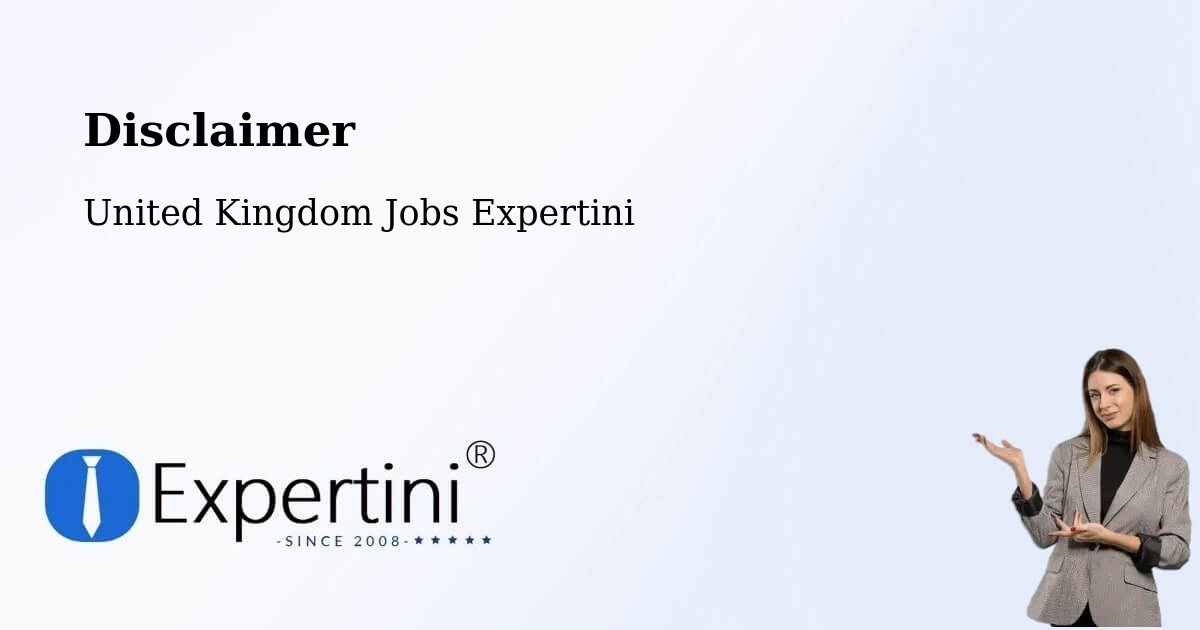 Disclaimer – Westhill - United Kingdom Jobs Expertini